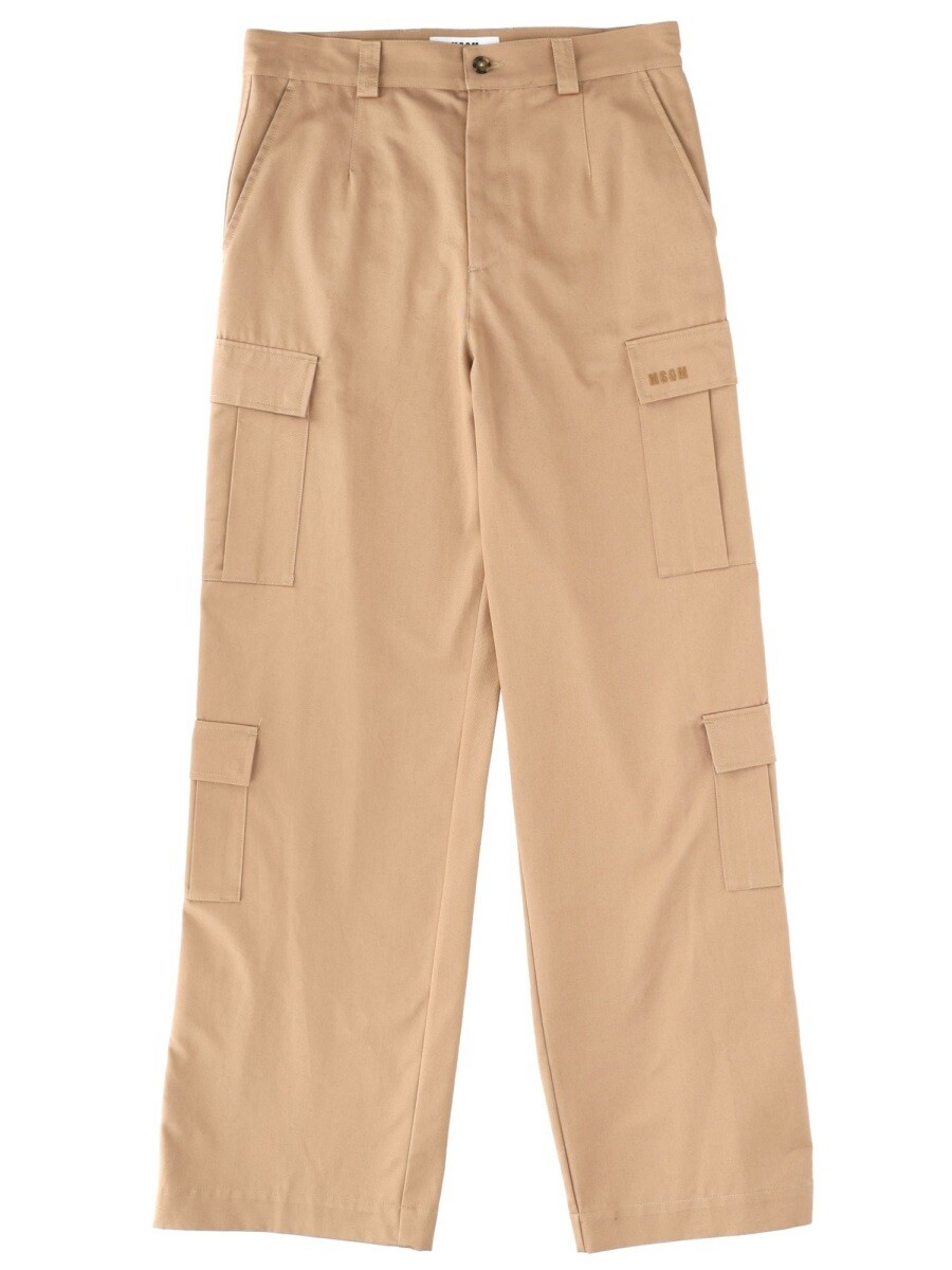 エムエスジーエム MSGM ズボン パンツ メンズ ベージュ Trousers 370103 関税 送料無料 2025AW el｜BRANDSHOP「il Tesoro」