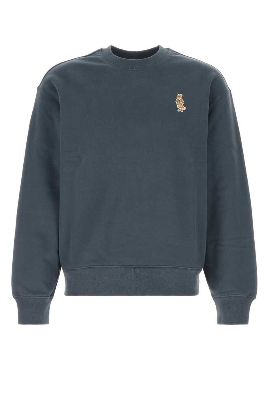 メゾン キツネ MAISON KITSUNE スウェットシャツ トレーナー メンズ ブルー Sweatshirts QM00309KM0341 0422 Blue 関税 送料無料 2026SS gb｜BRANDSHOP「il Tesoro」