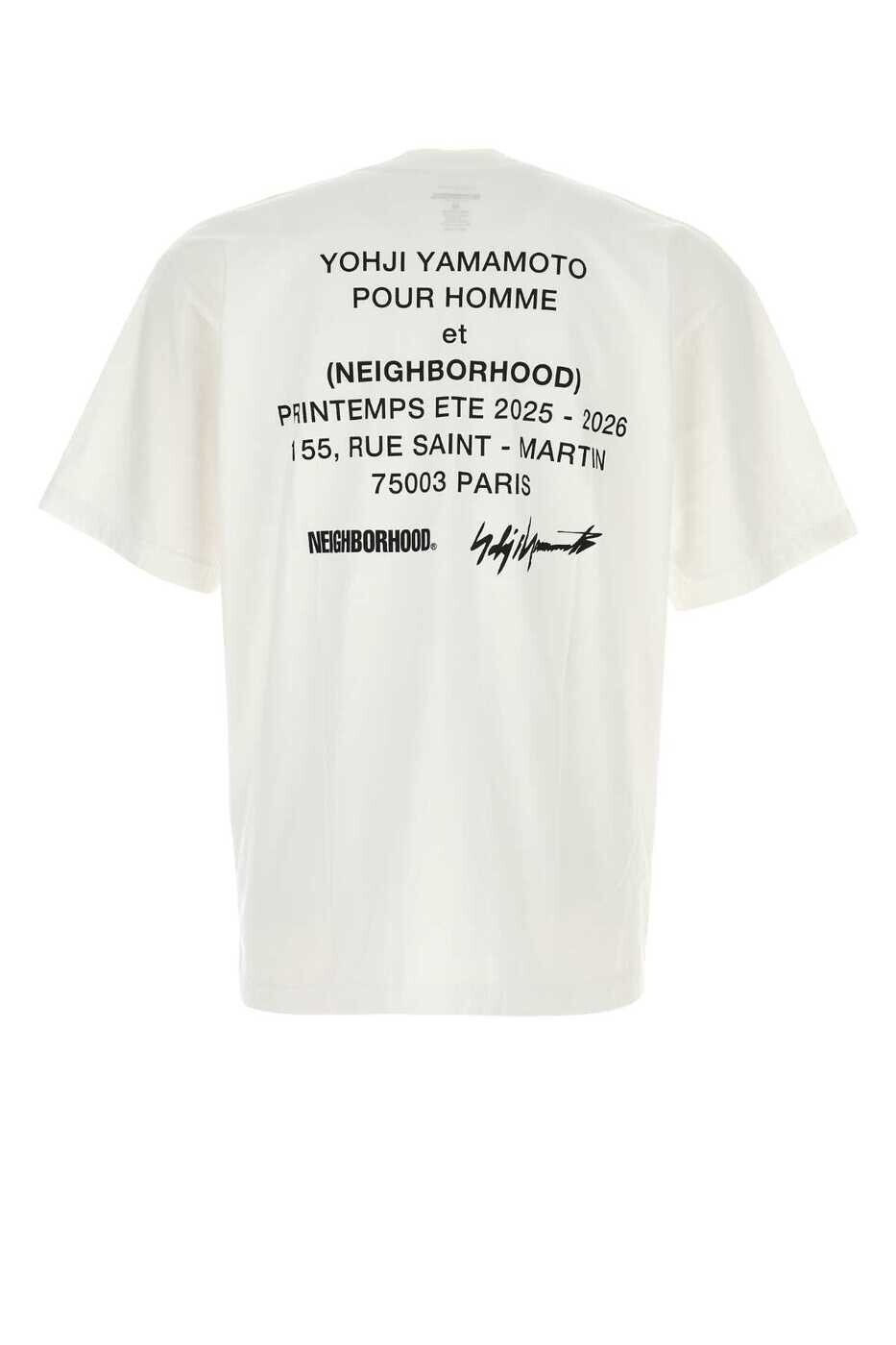 ヨウジ ヤマモト YOHJI YAMAMOTO Tシャツ メンズ ホワイト T-shirts HKT96996 1 White 関税 送料無料 2026SS gb｜BRANDSHOP「il Tesoro」