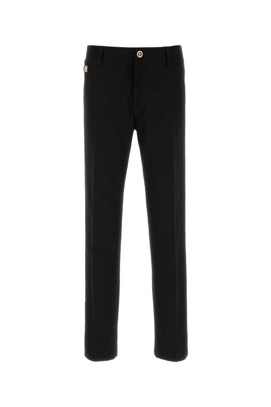 ヴェルサーチ VERSACE ズボン パンツ メンズ ブラック Trousers 10183221A16533 1B000 Black 関税 送料無料 2026SS gb｜BRANDSHOP「il Tesoro」