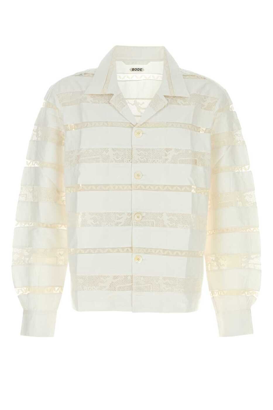 ボーディ BODE シャツ メンズ ホワイト Shirts MRF24SH040 CREAM White 関税 送料無料 2025SS gb｜BRANDSHOP「il Tesoro」