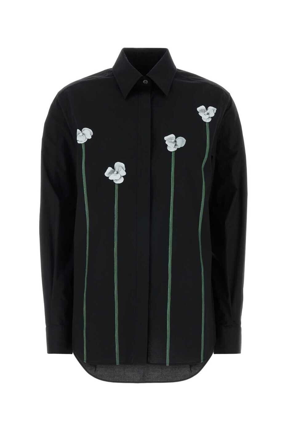 モスキーノ MOSCHINO シャツ レディース ブラック Shirts 261D02210431 1555 Black 関税 送料無料 2026SS gb|BRANDSHOP「il Tesoro」