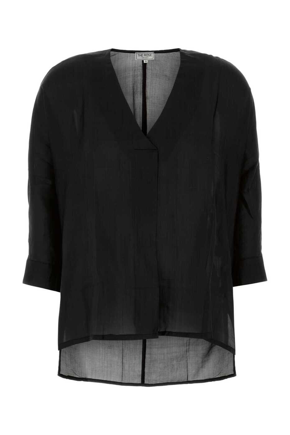 THE ROSE IBIZA Tシャツ トップス レディース ブラック T-shirts and tops INDOCHINESHIRT L752 Black 関税 送料無料 2026SS gb｜BRANDSHOP「il Tesoro」