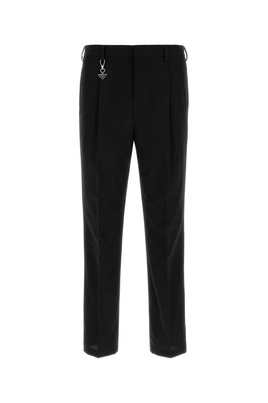 プラダ PRADA ズボン パンツ メンズ ブラック Trousers UP0419SOOO19AM F0002 Black 関税 送料無料 2026SS gb|BRANDSHOP「il Tesoro」