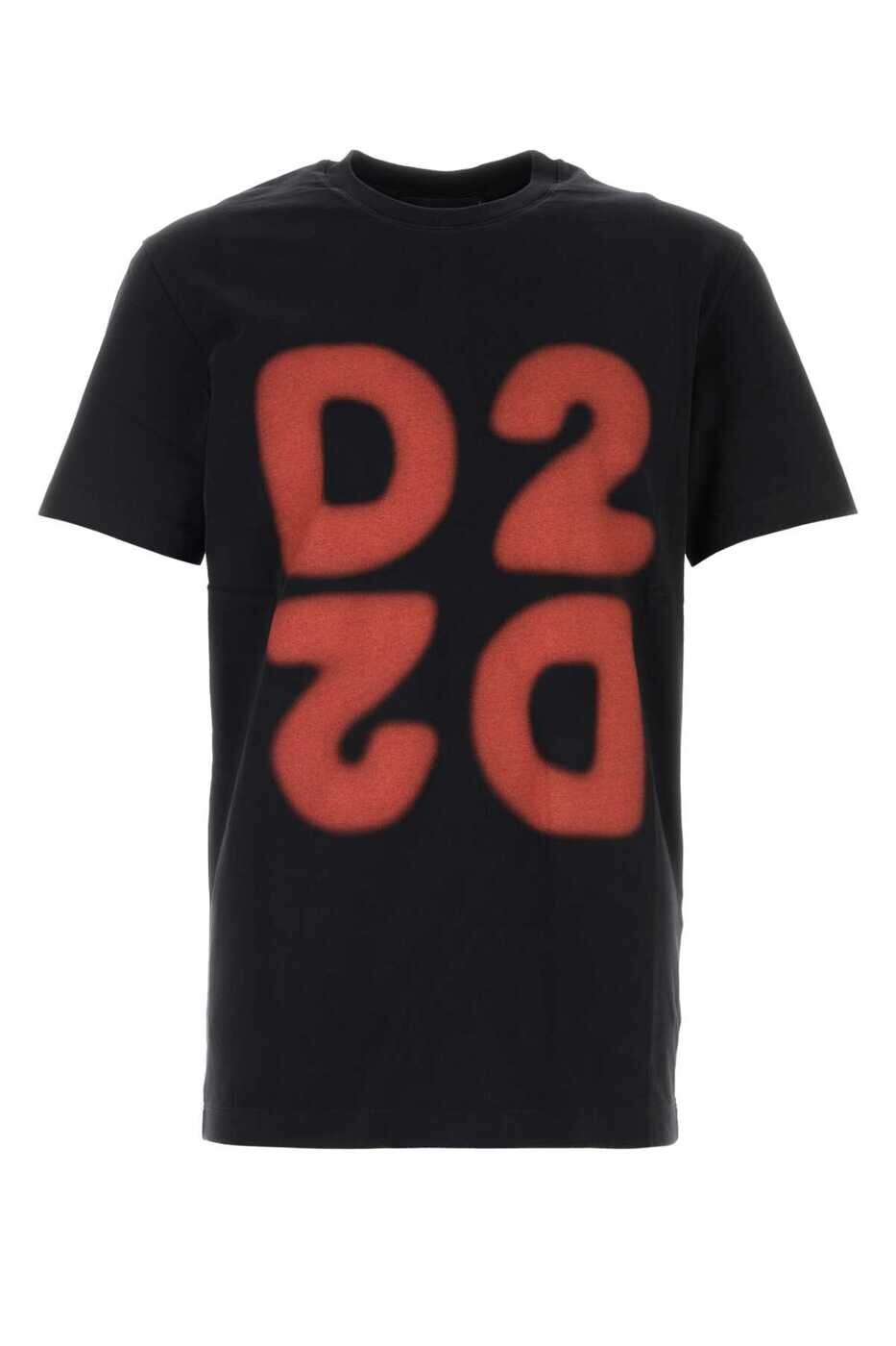 ディースクエアード DSQUARED2 Tシャツ メンズ ブラック T-shirts S74GD1579D20106 900 Black 関税 送料無料 2026AW gb|BRANDSHOP「il Tesoro」