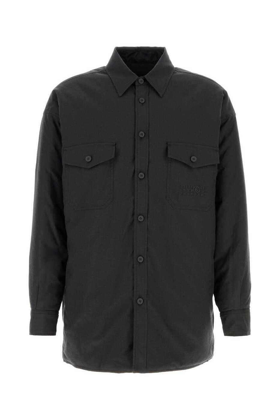 エムエムシックスメゾン マルジェラ MM6 MAISON MARGIELA シャツ メンズ グレー Shirts SH0DT0045MTN193 962 Grey 関税 送料無料 2026AW gb｜BRANDSHOP「il Tesoro」