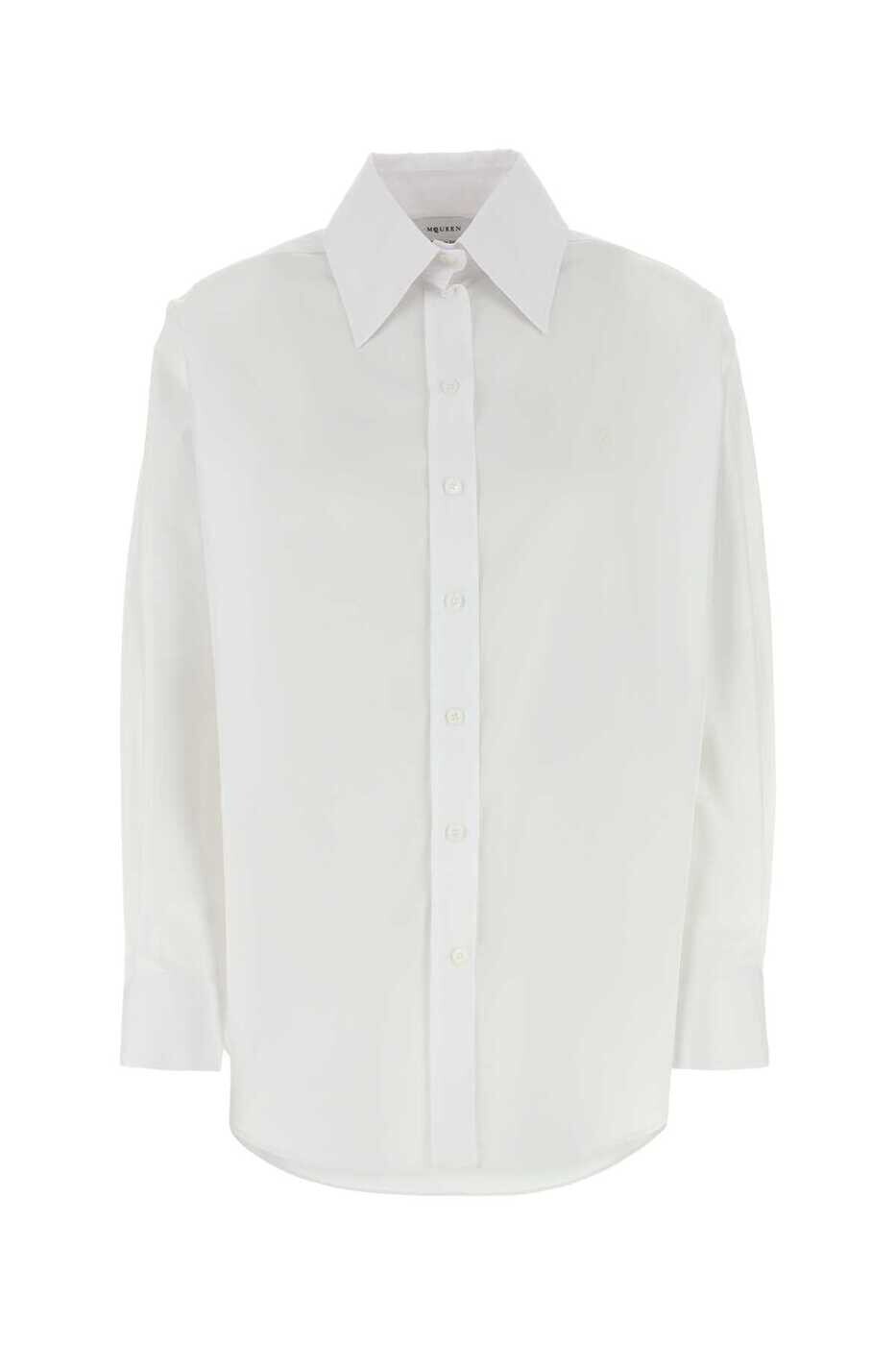 アレキサンダー マックイーン ALEXANDER MCQUEEN シャツ レディース ホワイト Shirts 818362QAAAD 9000 White 関税 送料無料 2025SS gb｜BRANDSHOP「il Tesoro」