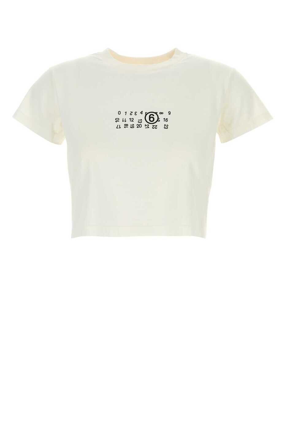 エムエム6 メゾン マルジェラ MM6 MAISON MARGIELA ポロシャツ Tシャツ レディース ホワイト T-shirts and polo shirts S52GC0369M20258 101 White 関税 送料無料 2026AW gb｜BRANDSHOP「il Tesoro」