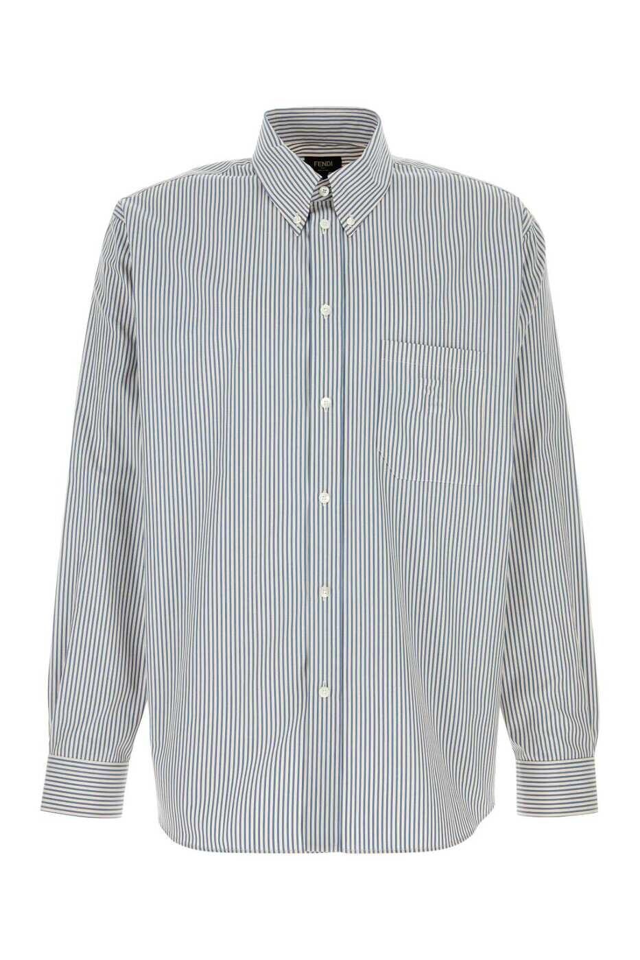 フェンディ FENDI シャツ メンズ Shirts FS1296AVZC F0QR0 Stripped 関税 送料無料 2026SS gb|BRANDSHOP「il Tesoro」