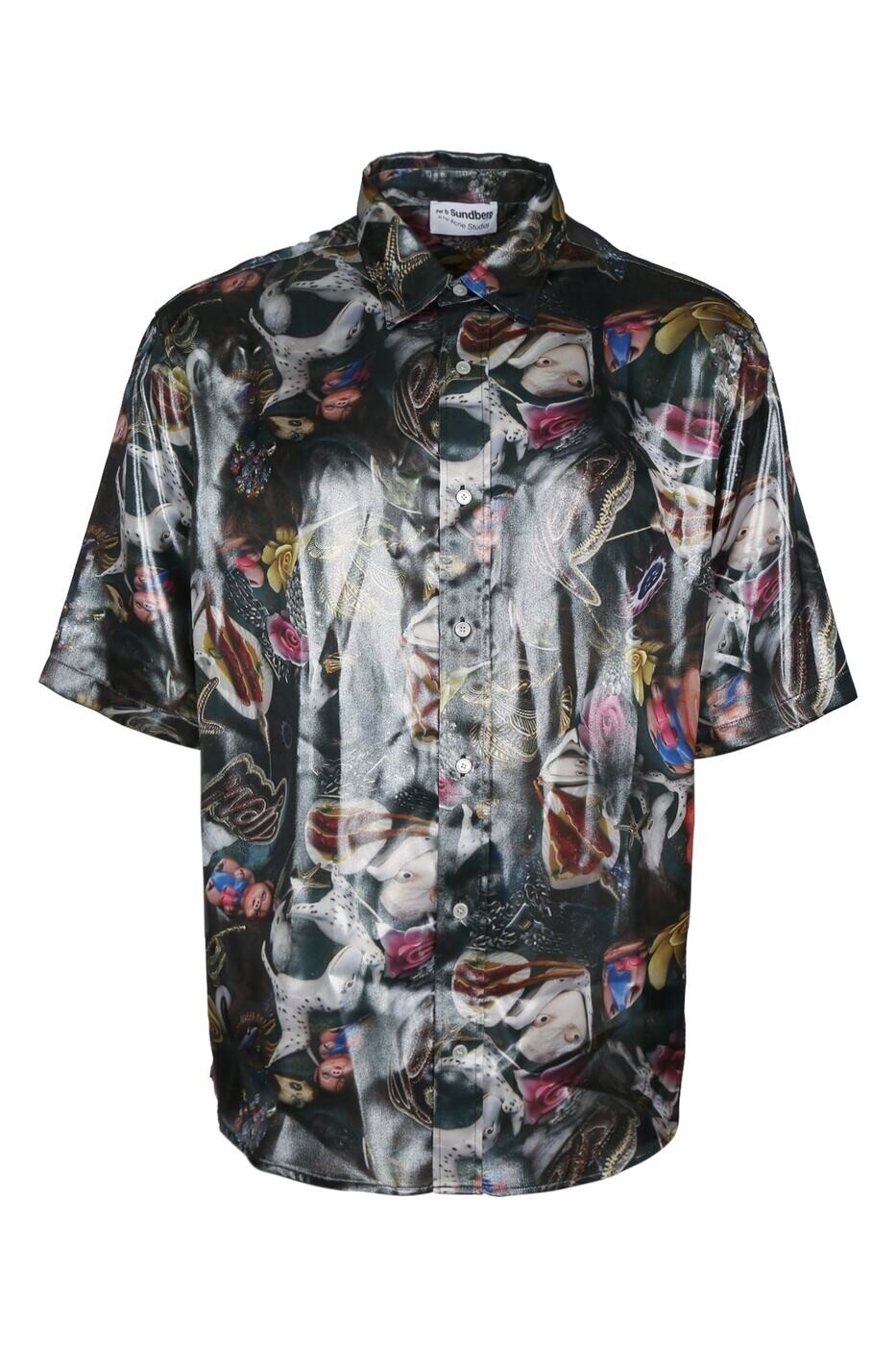 アクネ ストゥディオズ ACNE STUDIOS シャツ メンズ Shirts BB0555 BDZ BLACKMULTICOLOR 関税 送料無料 2024SS gb|BRANDSHOP「il Tesoro」