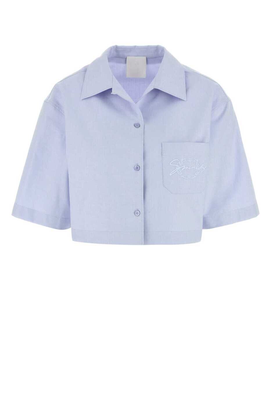 ジバンシィ GIVENCHY シャツ レディース ブルー Shirts BW61591557 453 Light Blue 関税 送料無料 2025SS gb｜BRANDSHOP「il Tesoro」