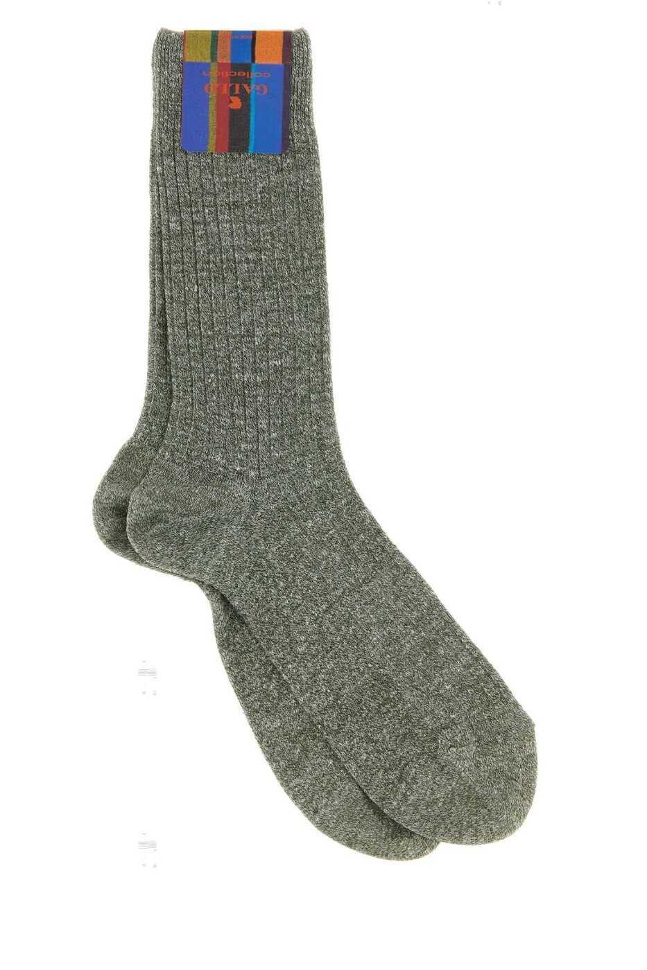 ガッロ GALLO 靴下 ソックス メンズ グリーン Socks AP515901 14703 Green 関税 送料無料 2026SS gb｜BRANDSHOP「il Tesoro」