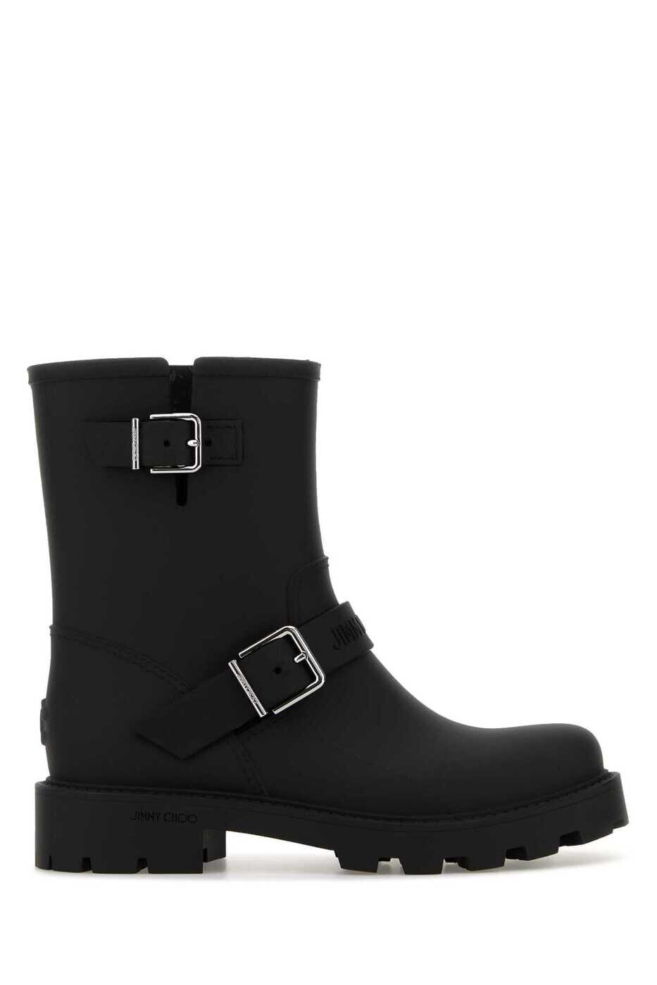 ジミーチュウ JIMMY CHOO ブーツ レディース ブラック Boots BIKERRAINTPY BLACK Black 関税 送料無料 gb｜BRANDSHOP「il Tesoro」