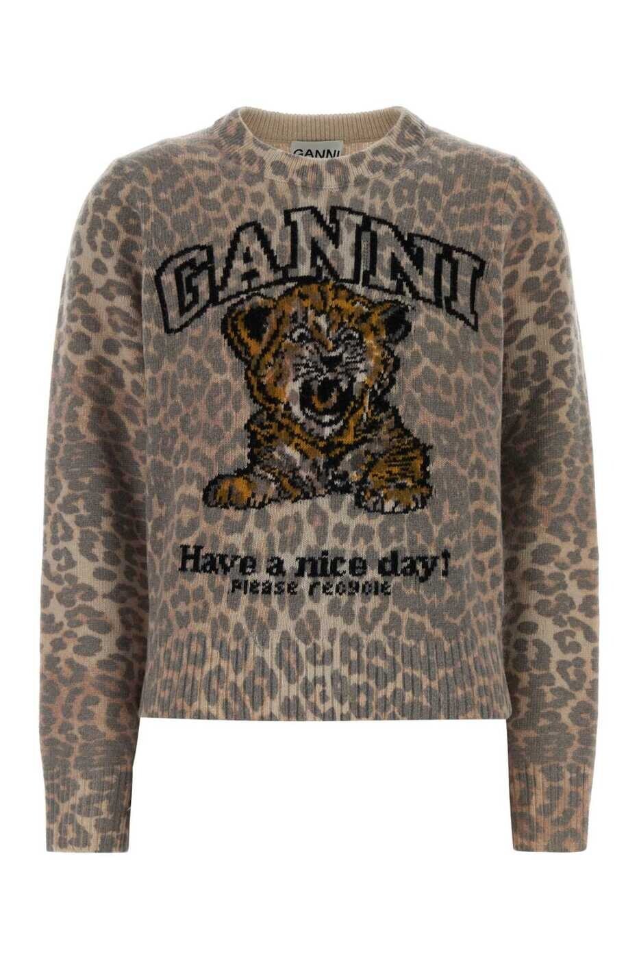 ガニー GANNI セーター ニットウェア レディース Knitwear A1150012 859 Animal Print 関税 送料無料 2026AW gb|BRANDSHOP「il Tesoro」