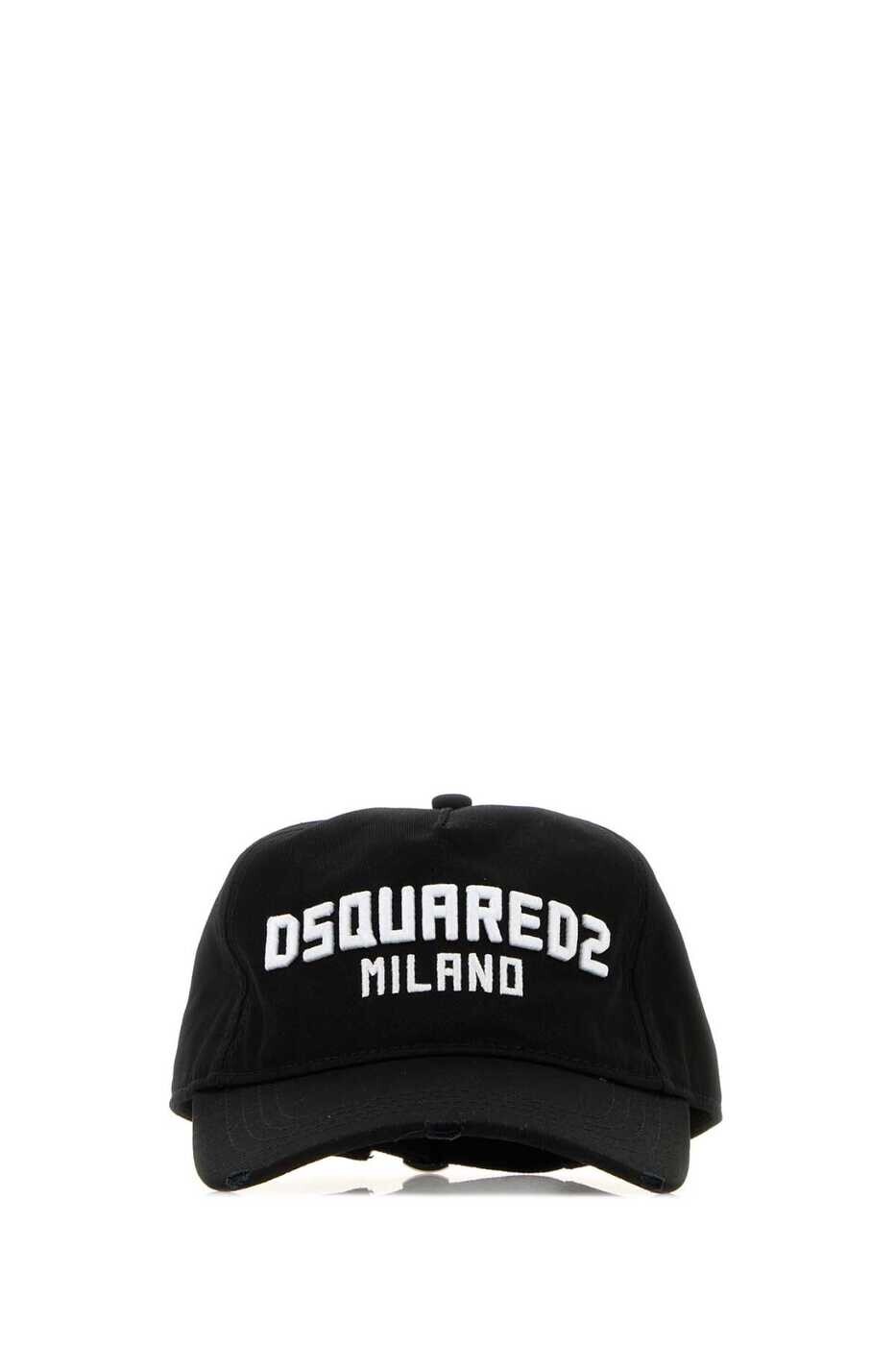 ディースクエアード DSQUARED2 ハット 帽子 メンズ ブラック Hats BCM093205C00001 M063 Black 関税 送料無料 2026AW gb|BRANDSHOP「il Tesoro」