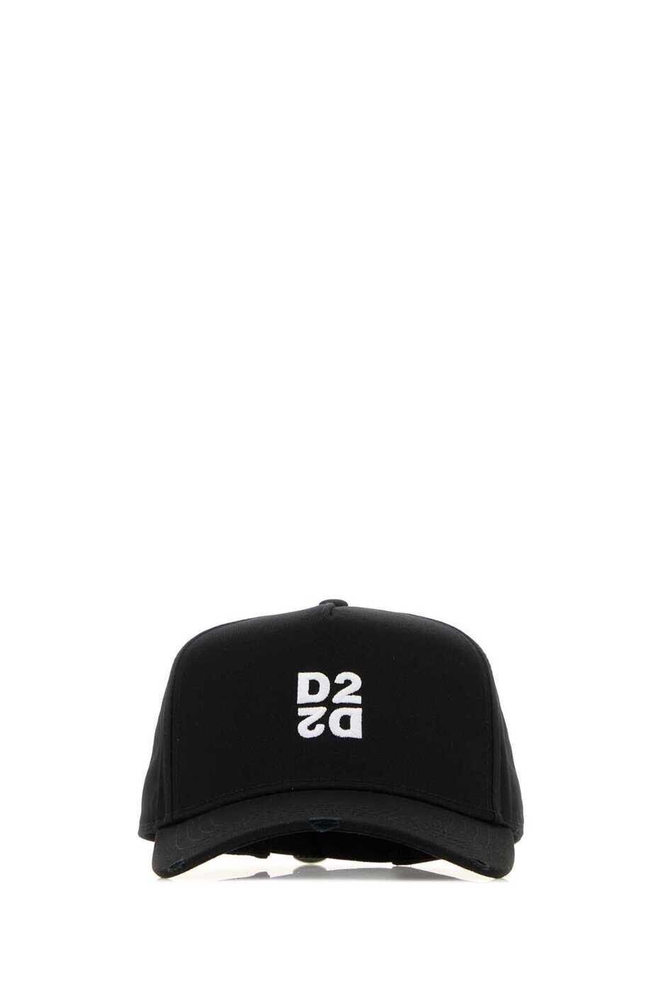 ディースクエアード DSQUARED2 ハット 帽子 メンズ ブラック Hats BCM096405C00001 2124 Black 関税 送料無料 2026AW gb｜BRANDSHOP「il Tesoro」