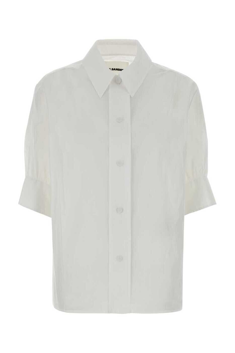 ジルサンダー JIL SANDER シャツ レディース ホワイト Shirts J01DL0162J45326 100 White 関税 送料無料 2026SS gb｜BRANDSHOP「il Tesoro」