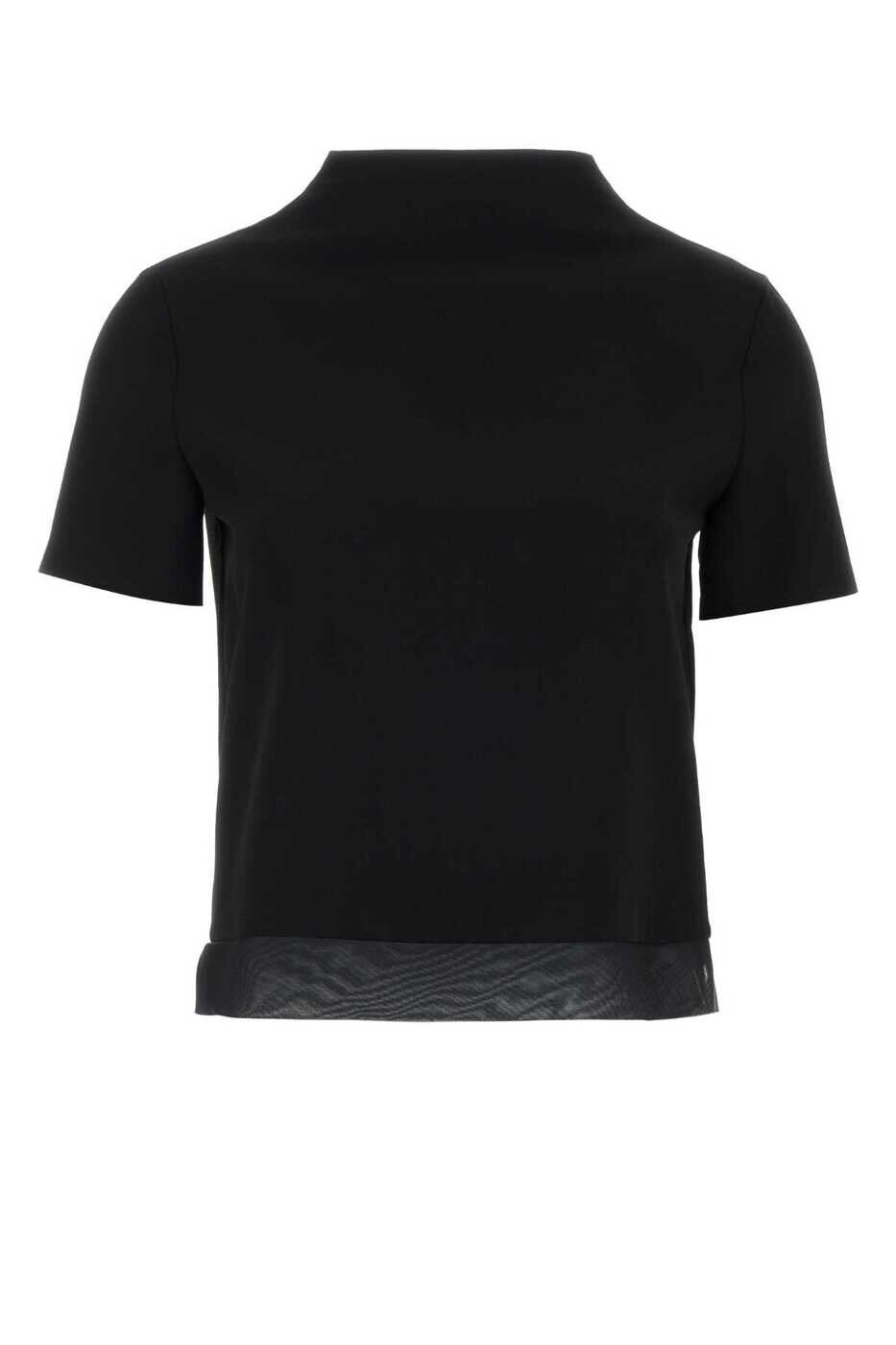 ジルサンダー JIL SANDER Tシャツ トップス レディース ブラック T-shirts and tops J02NC0314J40356 001 Black 関税 送料無料 2026AW gb|BRANDSHOP「il Tesoro」