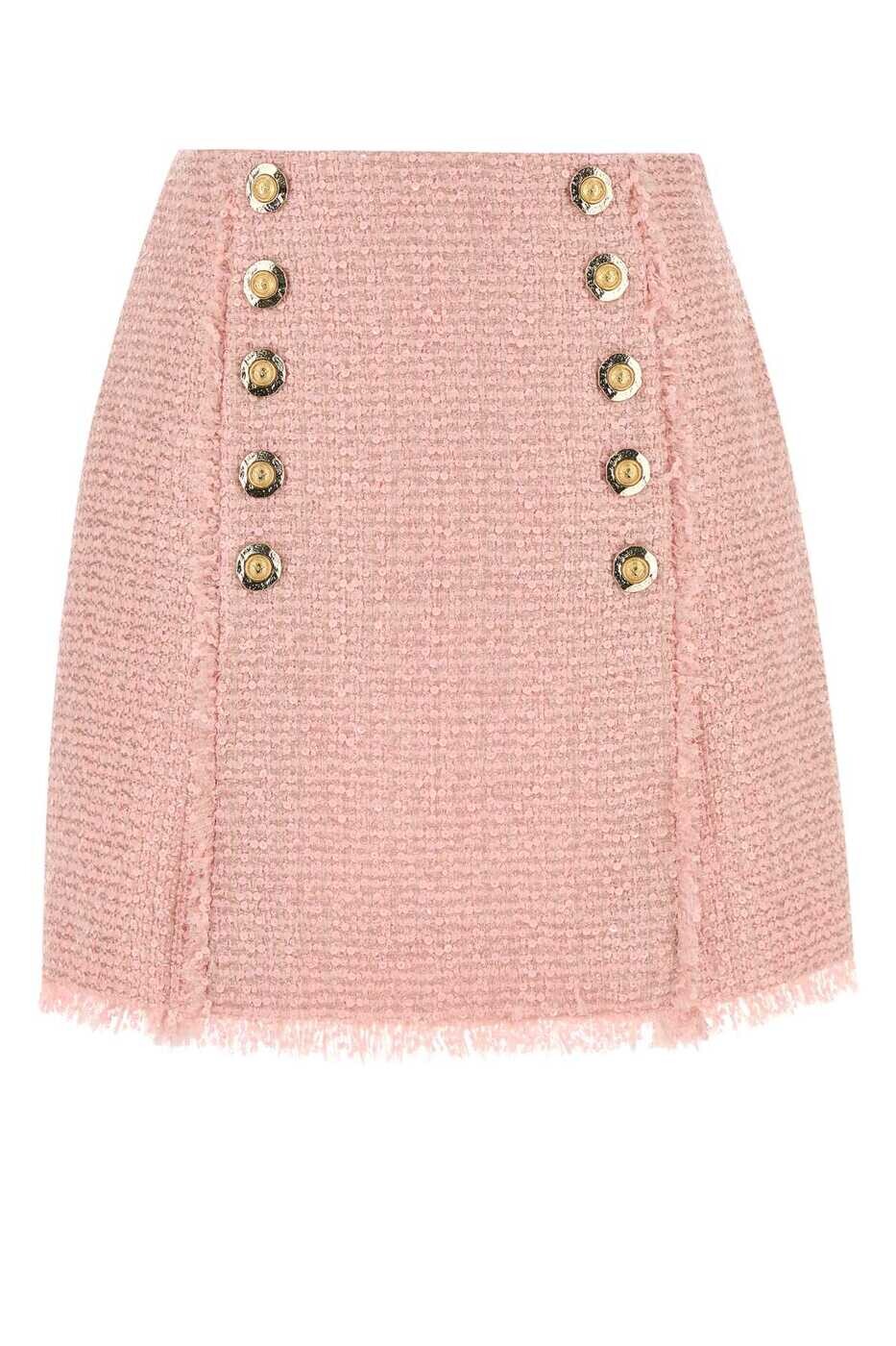 バルマン BALMAIN スカート レディース ピンク Skirts FF1LBA92XL01 4CU Pink 関税 送料無料 2025AW gb|BRANDSHOP「il Tesoro」