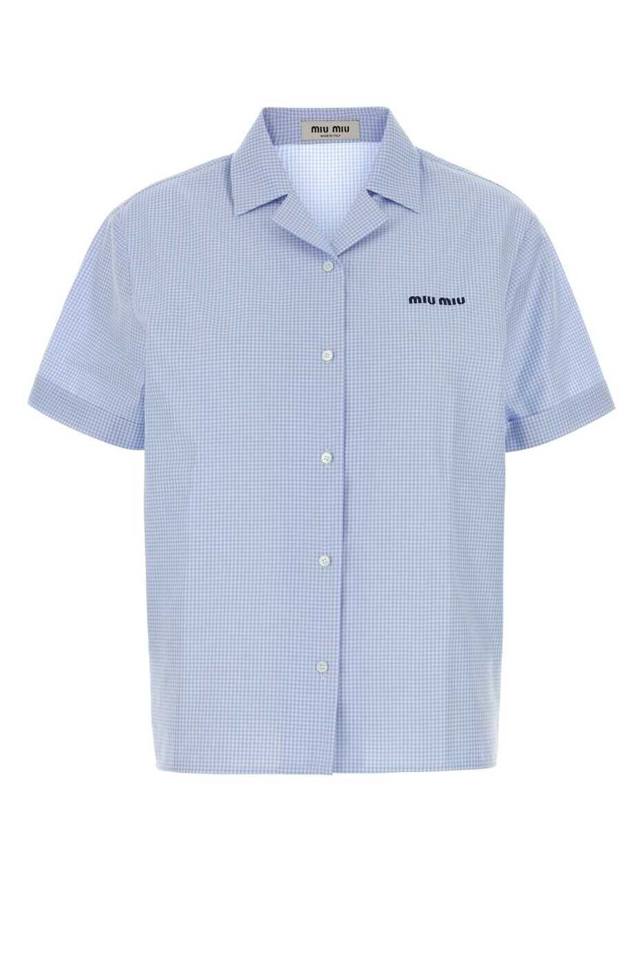 ミュウ ミュウ MIU MIU シャツ レディース Shirts MK2048SOOO197I F0UB3 Checked 関税 送料無料 2026AW gb|BRANDSHOP「il Tesoro」