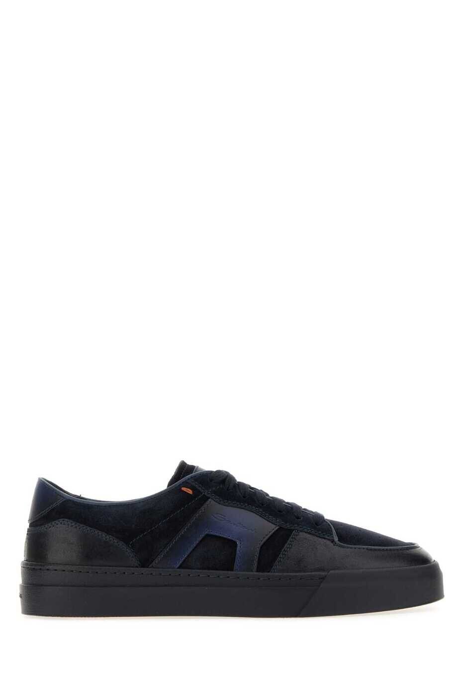 サントーニ SANTONI スニーカー メンズ ブルー Sneakers MBGT22221OCNTGEU U60 Blue 関税 送料無料 2026AW gb|BRANDSHOP「il Tesoro」