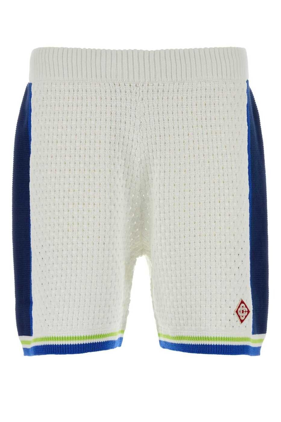 カサブランカ CASABLANCA ショーツ メンズ ホワイト Shorts MSS26KW131101 WHITEBLUE White 関税 送料無料 2026SS gb|BRANDSHOP「il Tesoro」
