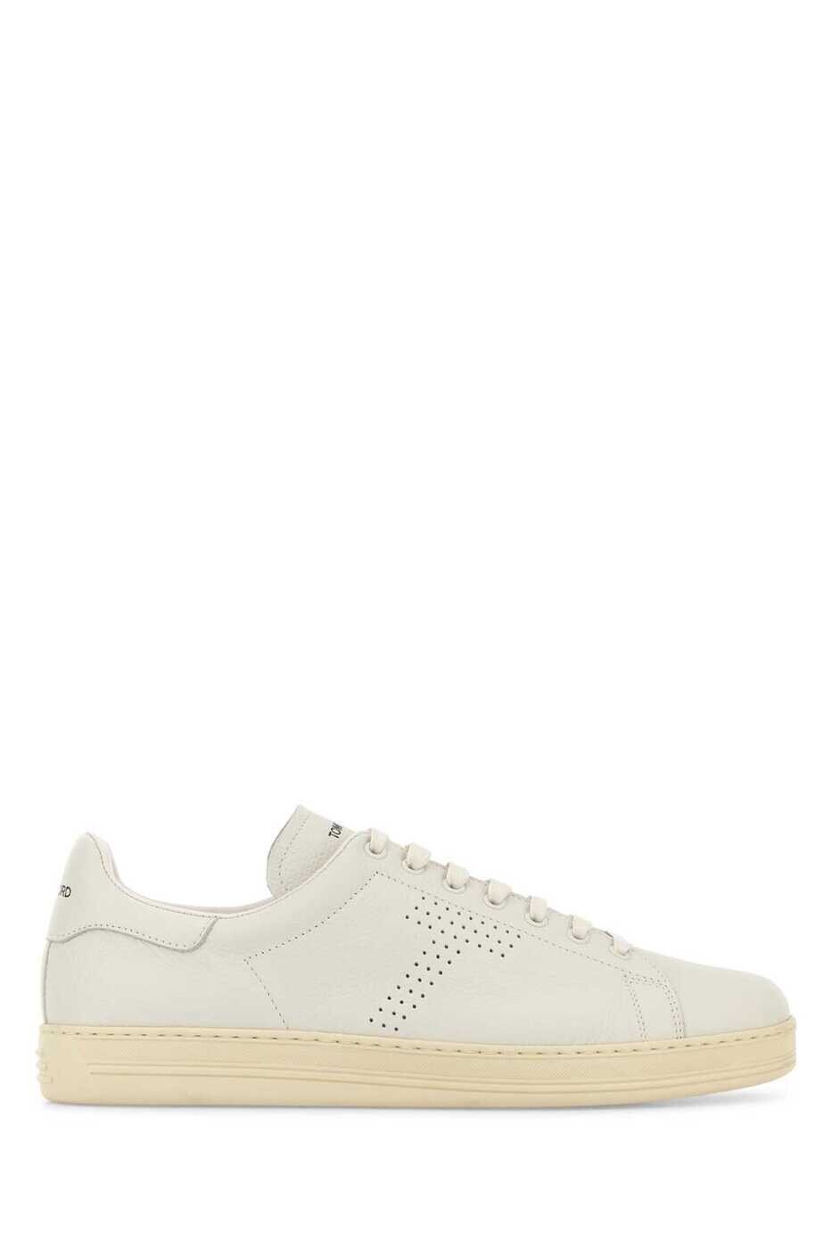 トム フォード TOM FORD スニーカー メンズ ホワイト Sneakers J1507LCL045L WWF White 関税 送料無料 2026AW gb｜BRANDSHOP「il Tesoro」 103,895円
