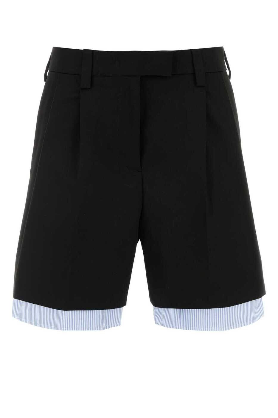 ミュウ ミュウ MIU MIU デニムショーツ ショーツ レディース ブラック Denim shorts MP1959SOOO1UPX F0002 Black 関税 送料無料 2026SS gb｜BRANDSHOP「il Tesoro」