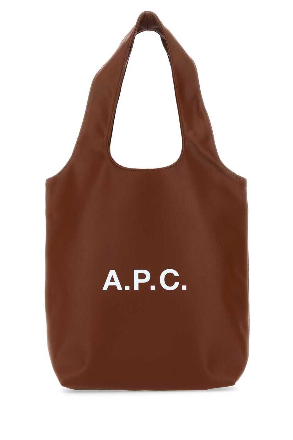 アーペーセー A.P.C バッグ レディース ブラウン Business bags PUAATM61861 CAD Camel 関税 送料無料 gb|BRANDSHOP「il Tesoro」