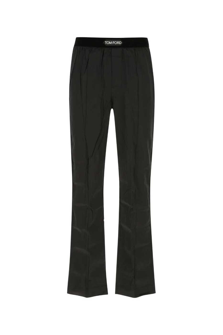 トム フォード TOM FORD ズボン パンツ メンズ ブラック Trousers T4H201010 002 Black 関税 送料無料 gb|BRANDSHOP「il Tesoro」