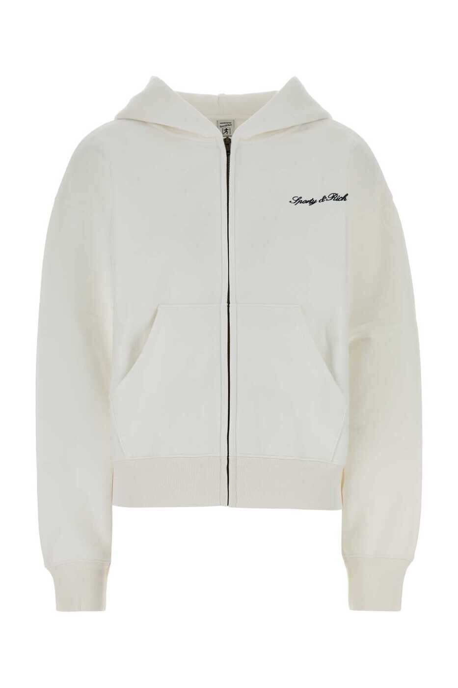 スポーティアンドリッチ SPORTY RICH トレーナー レディース ホワイト Sweatshirts ST094712326WH01 WHILIGNAV White 関税 送料無料 2026SS gb｜BRANDSHOP「il Tesoro」