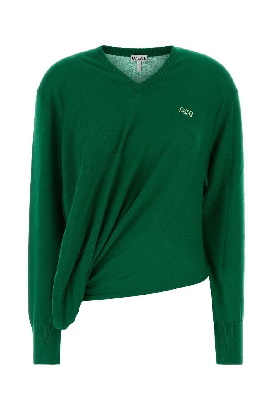 ロエベ LOEWE セーター ニットウェア レディース グリーン Knitwear S540Y14KHD GREEN Green 関税 送料無料 2026SS gb｜BRANDSHOP「il Tesoro」