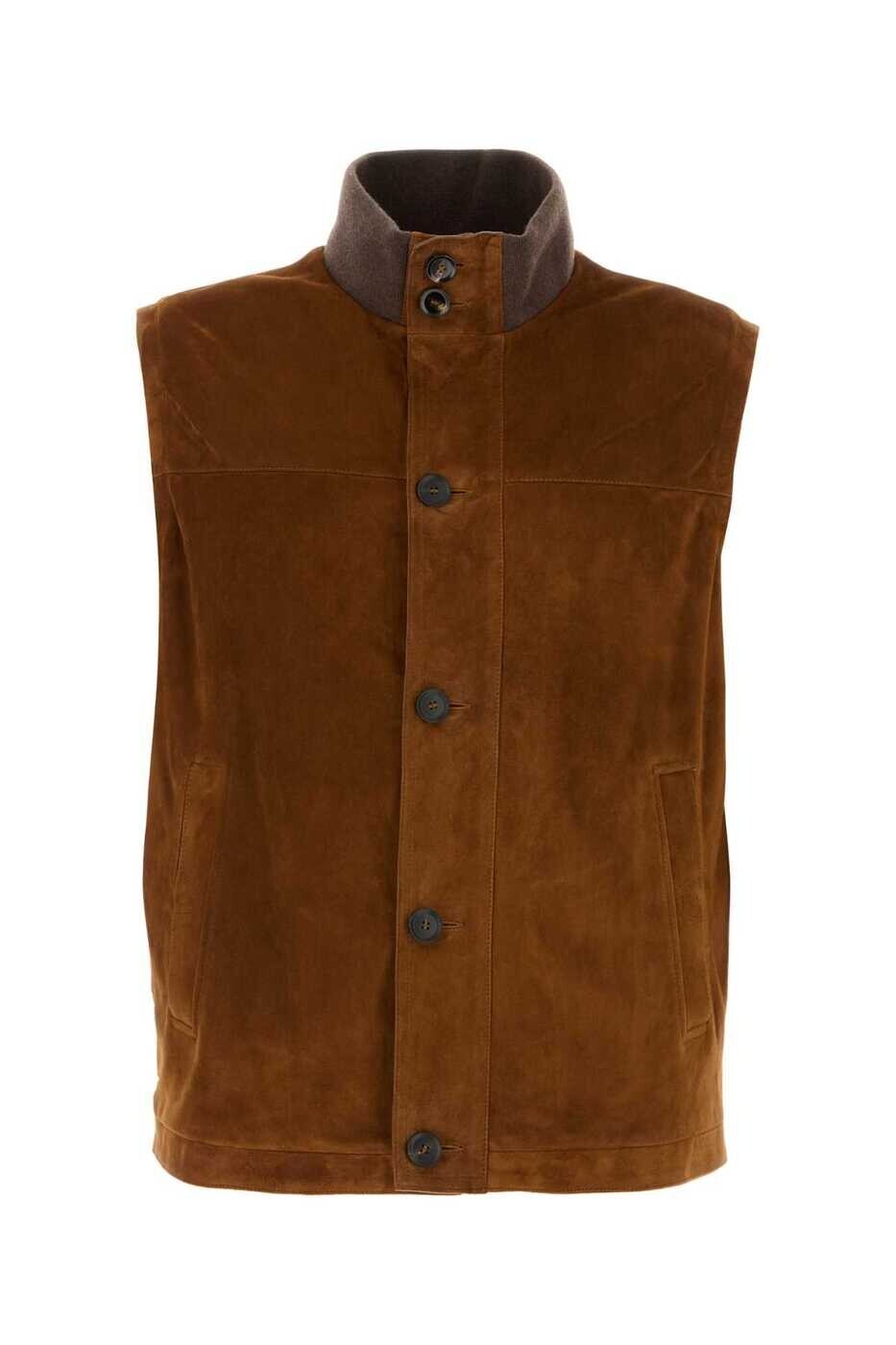 ブリオーニ BRIONI ジレ ベスト メンズ ブラウン Vests PUF90LPD727 2600 Brown 関税 送料無料 2026SS gb｜BRANDSHOP「il Tesoro」