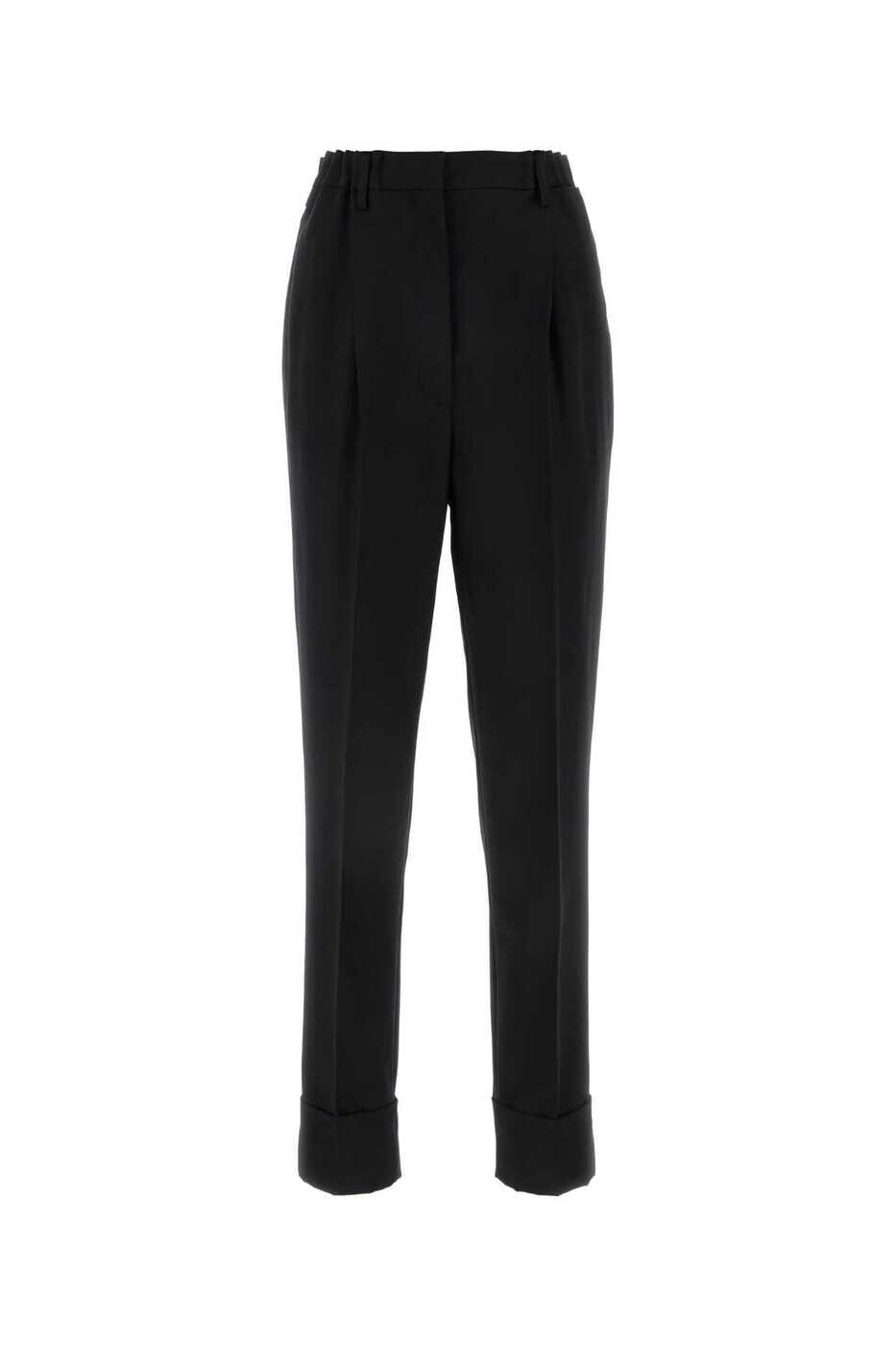 プラダ PRADA ズボン パンツ レディース ブラック Trousers P202IGSOOO1P3Z F0002 Black 関税 送料無料 2024SS gb｜BRANDSHOP「il Tesoro」