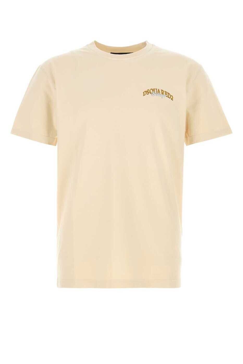 ディースクエアード DSQUARED2 Tシャツ メンズ T-shirts S74GD1442D20035 127 Beige o Tan 関税 送料無料 2025AW gb|BRANDSHOP「il Tesoro」