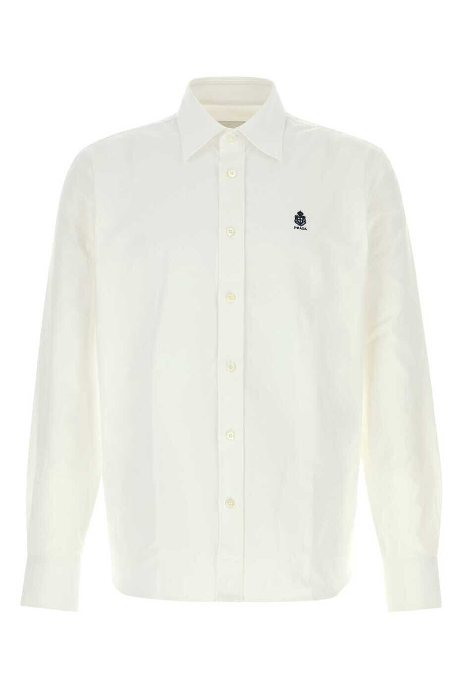 プラダ PRADA シャツ メンズ ホワイト Shirts UCN666SWMO1926 F0009 White 関税 送料無料 2026AW gb｜BRANDSHOP「il Tesoro」