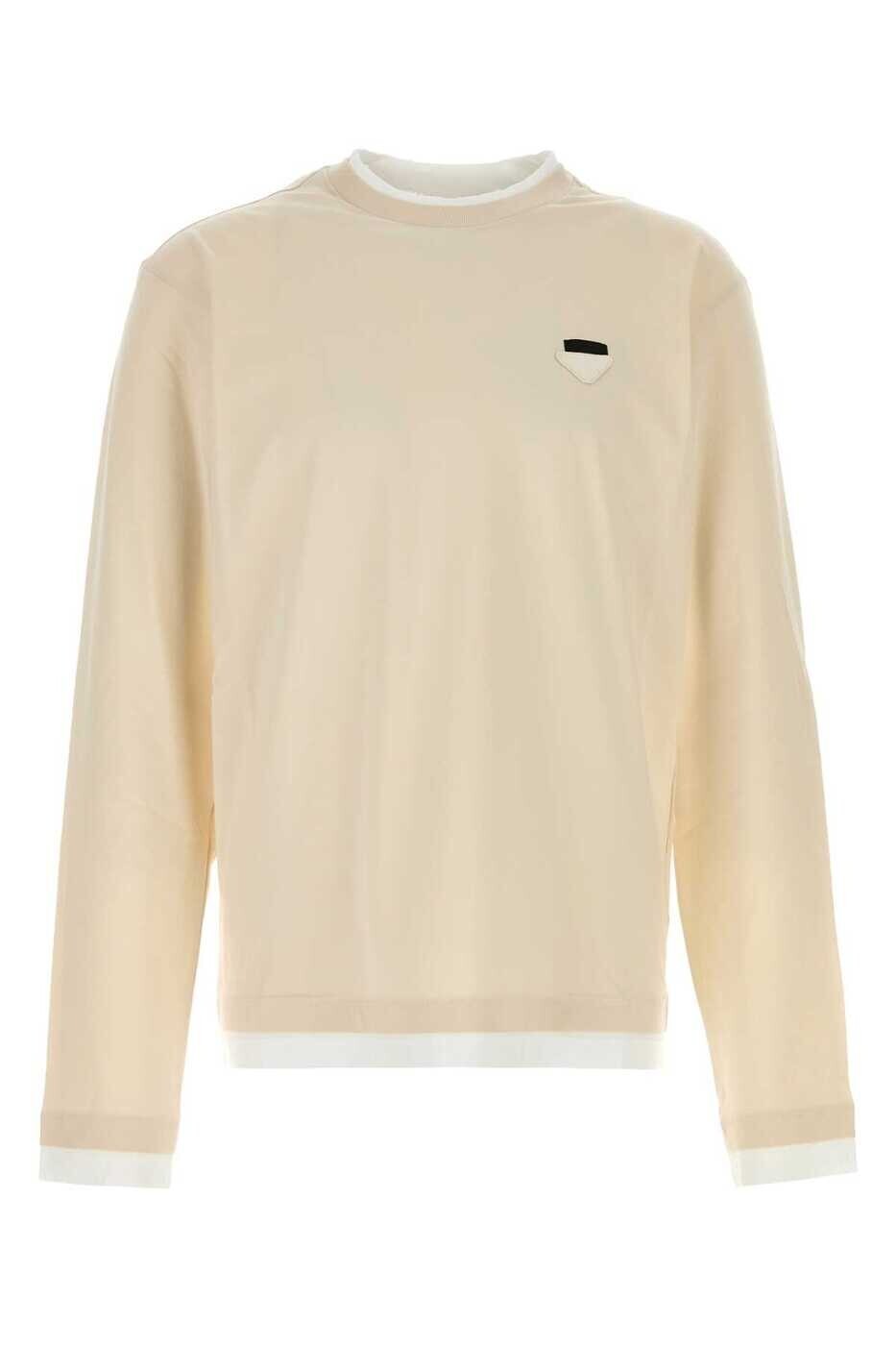 プラダ PRADA Tシャツ メンズ T-shirts UJL73BSWM111CD F0P40 Beige o Tan 関税 送料無料 2026AW gb|BRANDSHOP「il Tesoro」