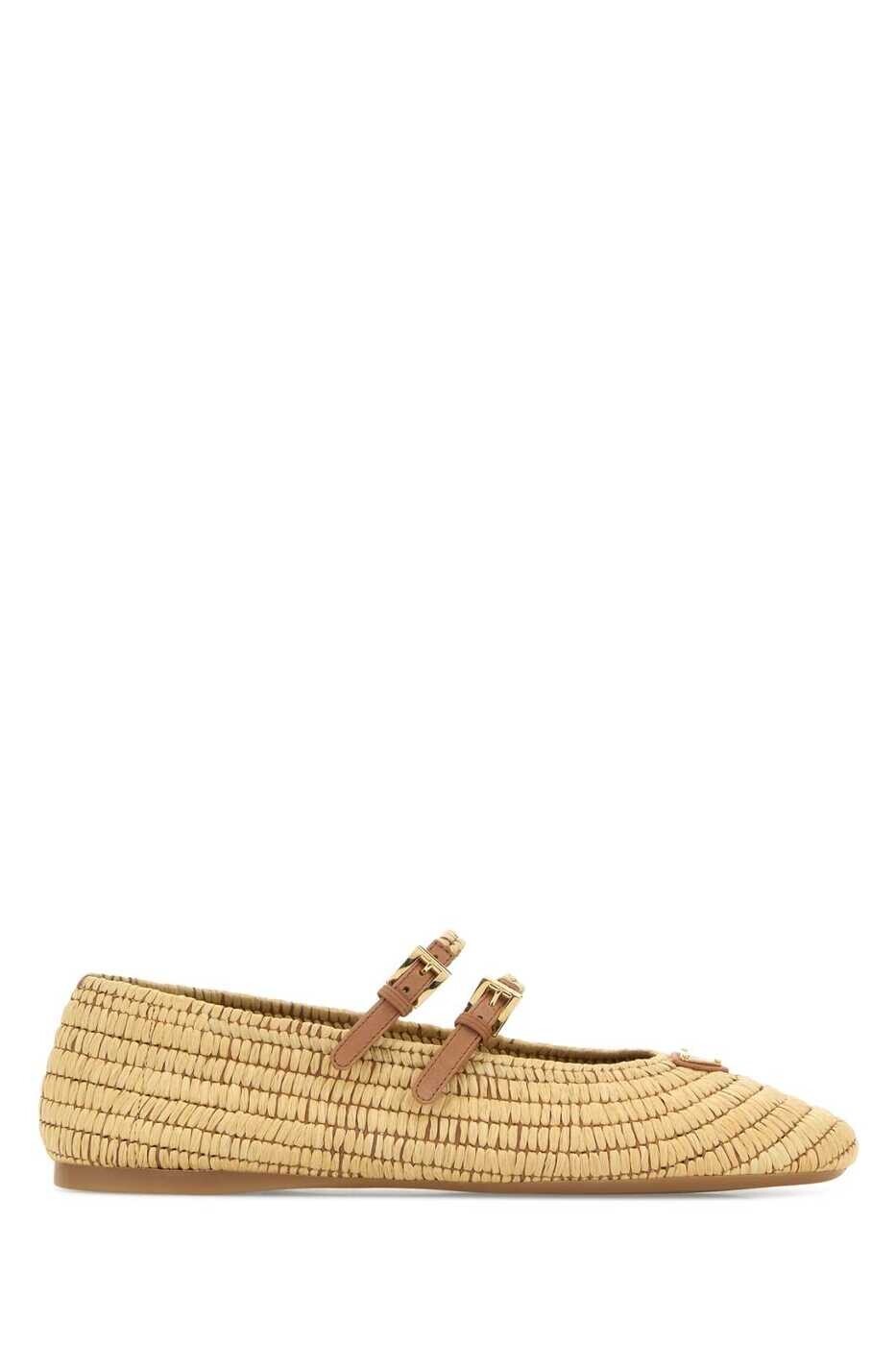 プラダ PRADA フラットシューズ フラットシューズ レディース Flat Shoes 1F927NF0052ACS F0P9G Beige o Tan 関税 送料無料 2026SS gb|BRANDSHOP「il Tesoro」