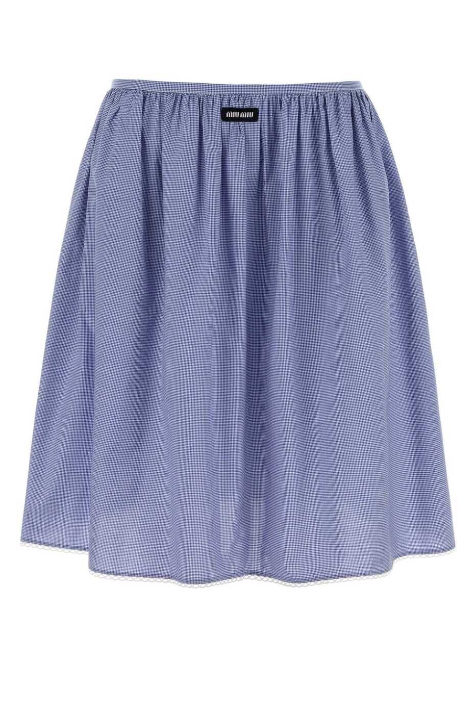 ミュウ ミュウ MIU MIU スカート レディース Skirts MG2425SOOO187G F0AZ1 Checked 関税 送料無料 2026SS gb|BRANDSHOP「il Tesoro」