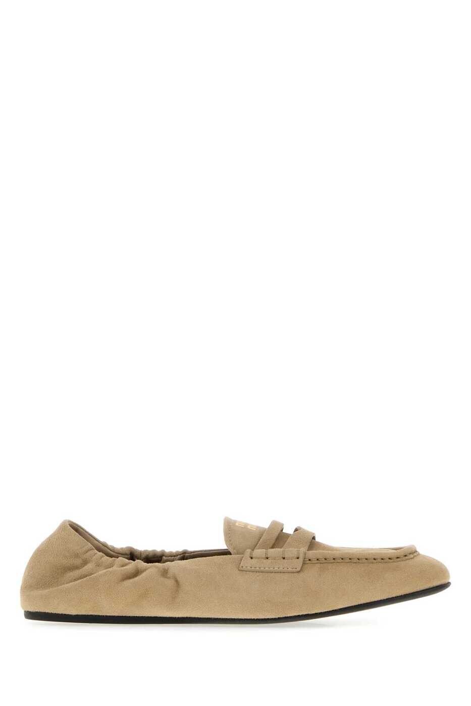 ミュウ ミュウ MIU MIU ローファー レディース Loafers 5D341EFD005008 F0F24 Beige o Tan 関税 送料無料 2026AW gb｜BRANDSHOP「il Tesoro」