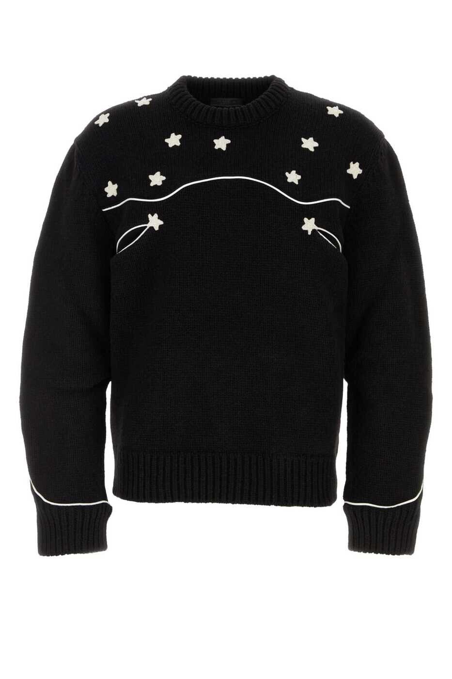 プラダ PRADA セーター ニットウェア メンズ ブラック Knitwear UMF074SOOO17OV F0002 Black 関税 送料無料 2025AW gb|BRANDSHOP「il Tesoro」