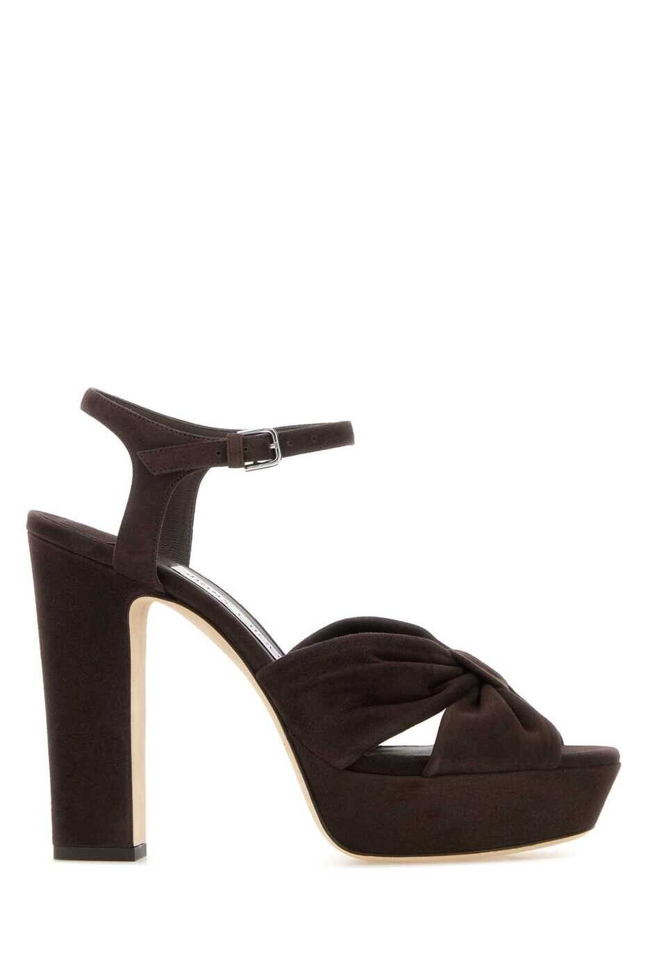 ジミーチュウ JIMMY CHOO サンダル レディース ブラウン Sandals HELOISE120SUE CHOCOLATE Brown 関税 送料無料 2026AW gb|BRANDSHOP「il Tesoro」