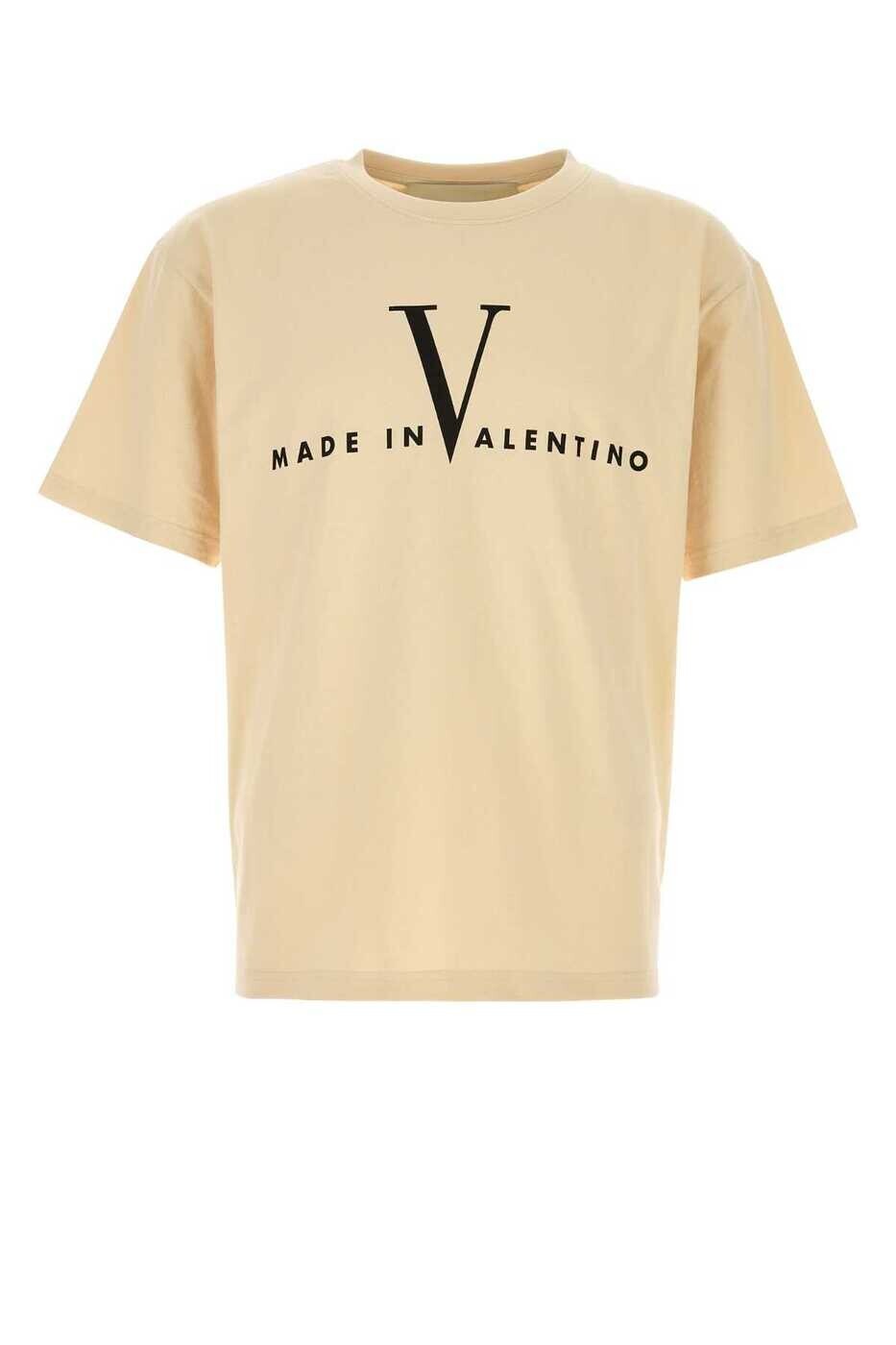 ヴァレンティノ ガラヴァーニ VALENTINO GARAVANI Tシャツ メンズ T-shirts 8V3MG16PBAQ QT3 Beige o Tan 関税 送料無料 2026SS gb｜BRANDSHOP「il Tesoro」
