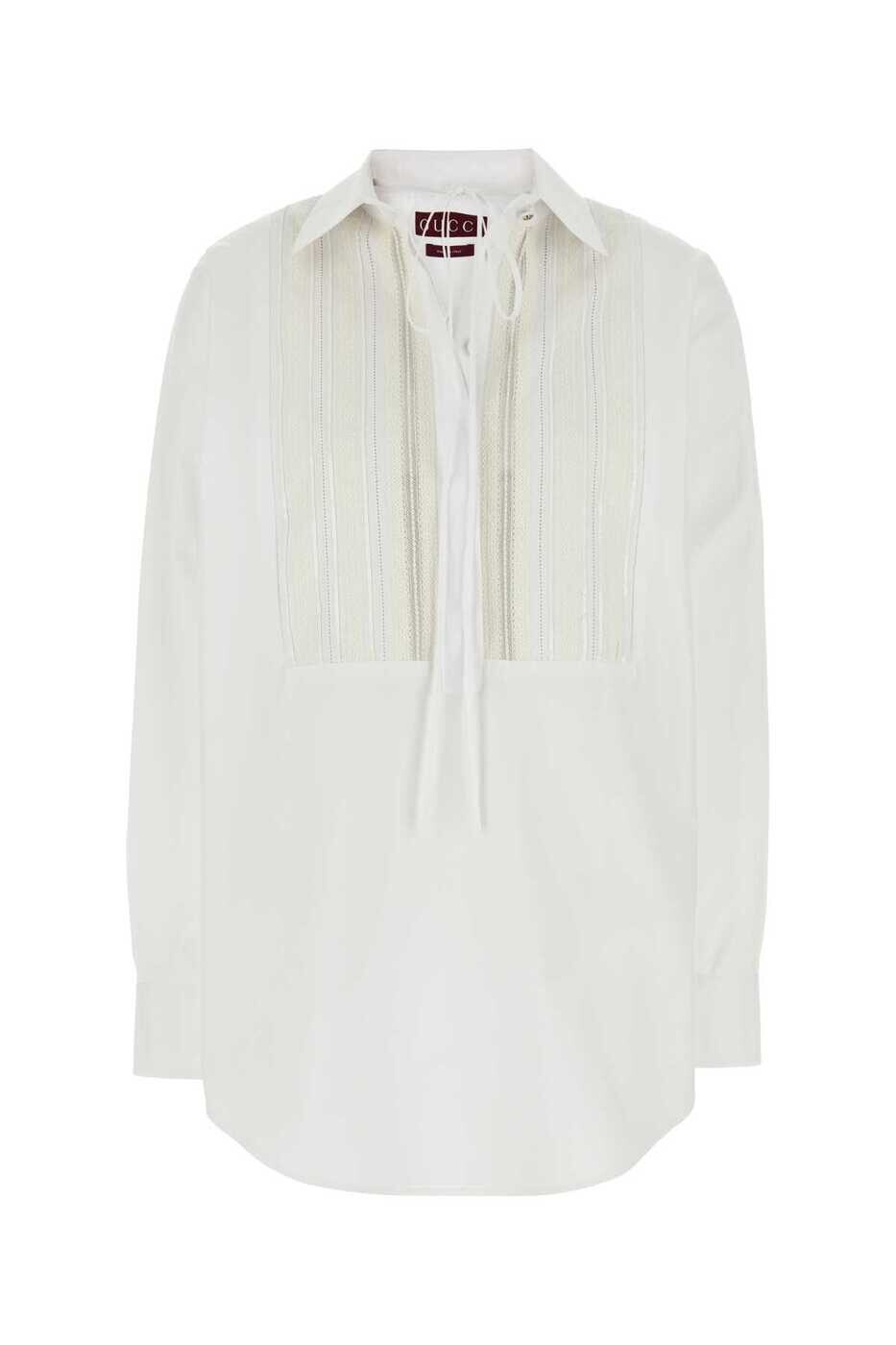 グッチ GUCCI Tシャツ トップス レディース ホワイト T-shirts and tops 818454ZAJP1 9000 White 関税 送料無料 2025SS gb｜BRANDSHOP「il Tesoro」