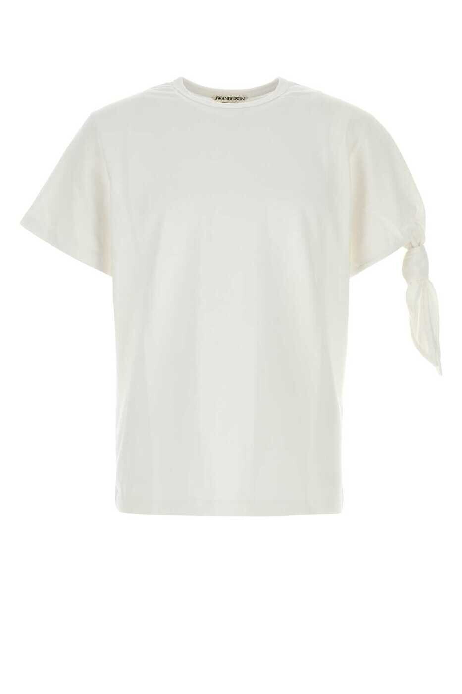 ジェイ ダブリュー アンダーソン J.W. ANDERSON Tシャツ メンズ ホワイト T-shirts JT0299PG1937 001 White 関税 送料無料 2026AW gb|BRANDSHOP「il Tesoro」