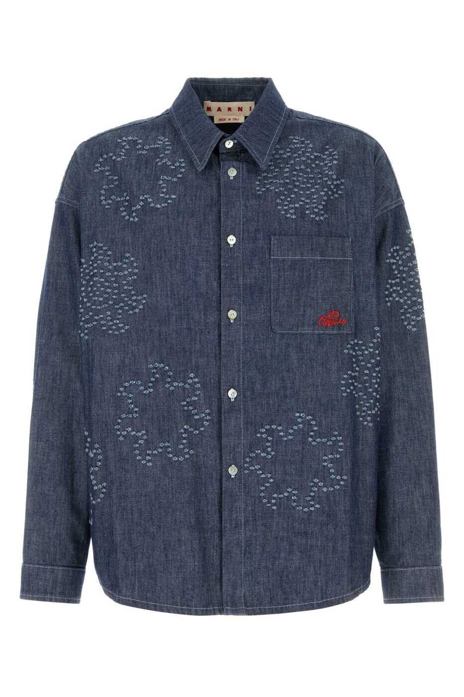マルニ MARNI シャツ メンズ ブルー Shirts CUJU0061S4USCY72 PCB74 Blue 関税 送料無料 2026SS gb|BRANDSHOP「il Tesoro」