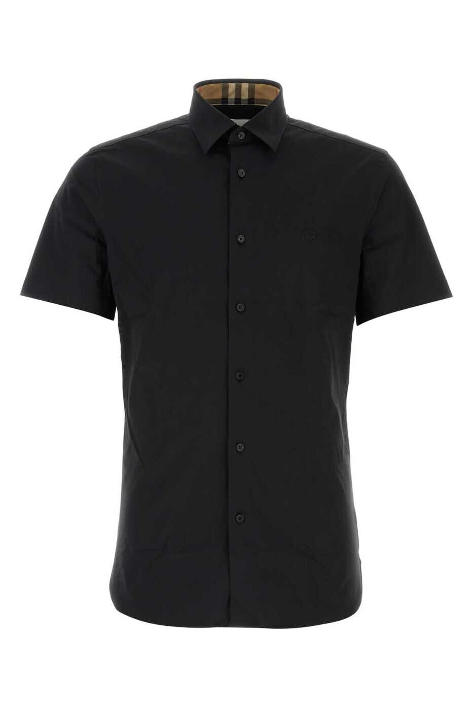 バーバリー BURBERRY シャツ メンズ ブラック Shirts 8079596 A1189 Black 関税 送料無料 gb｜BRANDSHOP「il Tesoro」