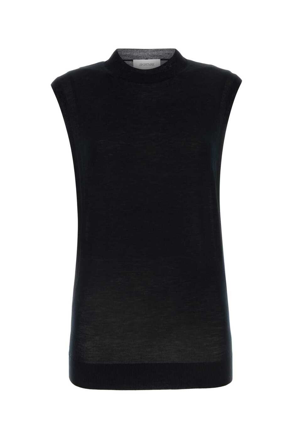 スポーツマックス SPORTMAX Tシャツ トップス レディース ブラック T-shirts and tops 2412361051600 003 Black 関税 送料無料 2024SS gb｜BRANDSHOP「il Tesoro」