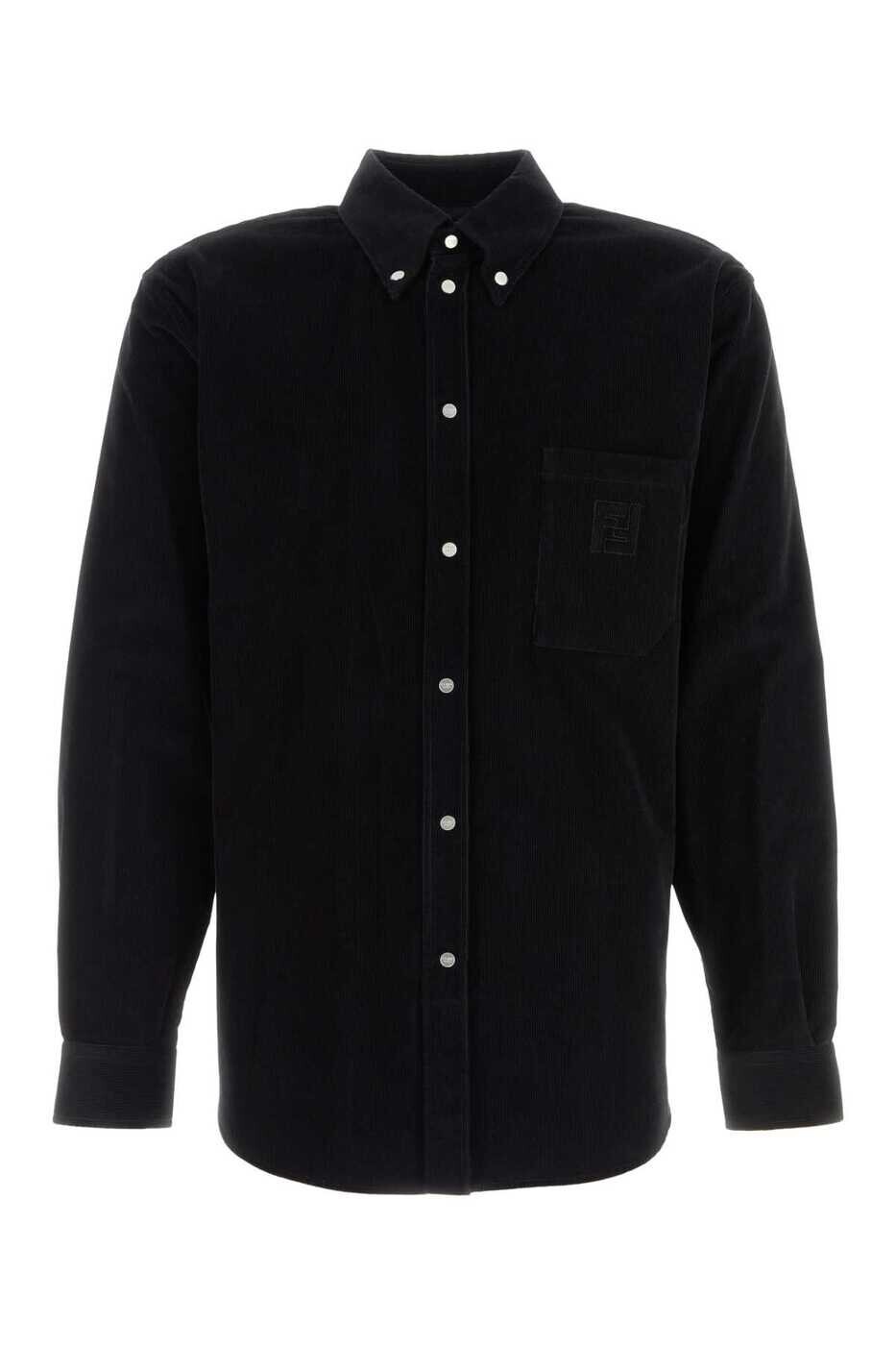 フェンディ FENDI シャツ メンズ ブラック Shirts FS1296ATEF F0QA1 Black 関税 送料無料 2026SS gb|BRANDSHOP「il Tesoro」