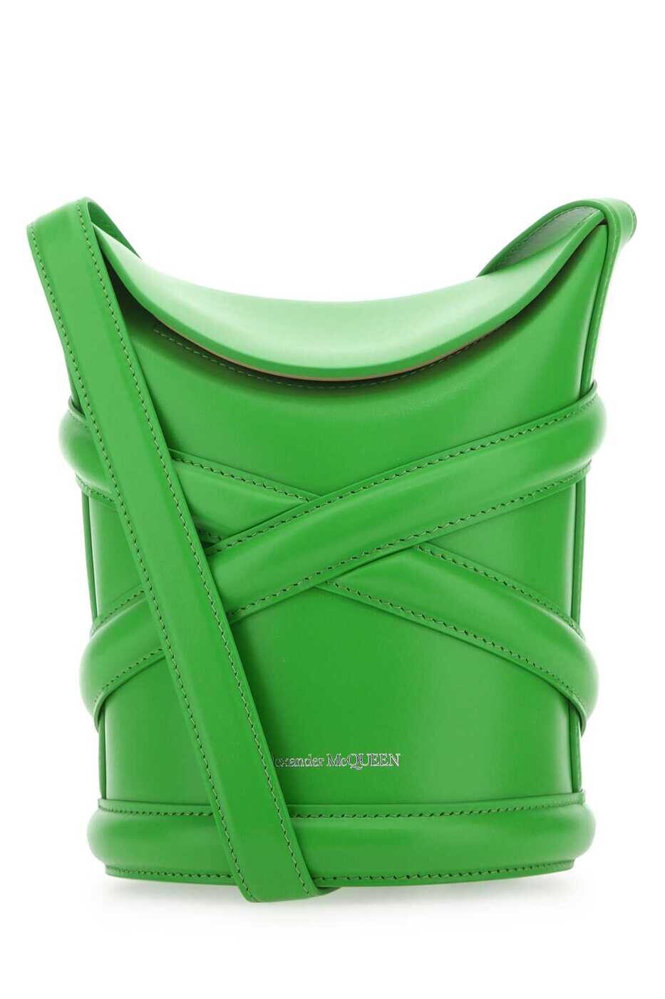 アレキサンダー マックイーン ALEXANDER MCQUEEN バッグ レディース グリーン Business bags 6564671YB42 3800 Green 関税 送料無料 2022AW gb|BRANDSHOP「il Tesoro」